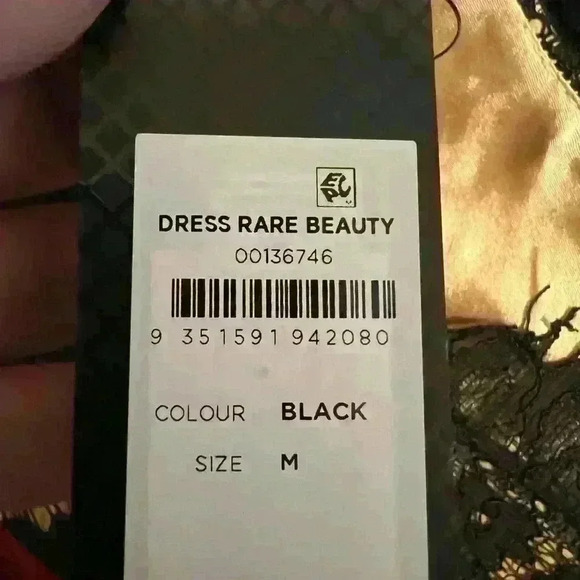 City Chic Dress Rare Beauty black size M 18 - Picture 7 of 8